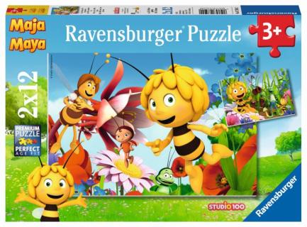 Pz.Biene Maja auf der Blumenwiese 2 X 12