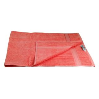 Handtuch Walk, Baumwolle, 50 x 100 cm, mit Glanzbordüre | apricot einfarbig, waschbar 60 °C
