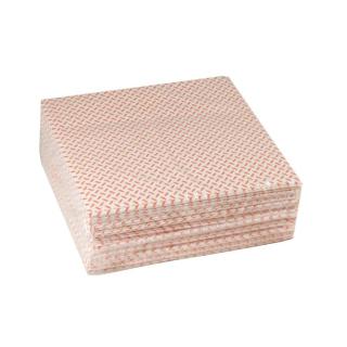 Spültuch/Wischtuch/Universaltuch mit Noppenprofil, 38 x 38 cm, 10 Stück/Pack | rot 