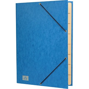 RNK Verlag Konferenz- & Ordnungsmappe, A4, 9 Fächer, blau