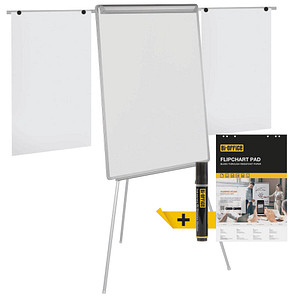 Bi-Office Flipchart, Dreibeinstativ, (B)700 x (H)1.000 mm
