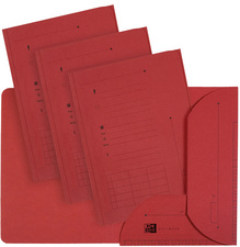 HAMELIN ELBA ULTIMATE Einstellmappe mit 2 Klappen, DIN A4, rot aus 240 g/qm sta