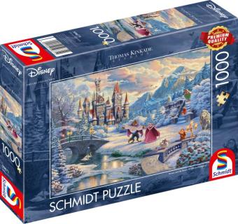 Schmidt Disney Thomas Kinkade Die schöne und das Biest Puzzle 1000 Teile