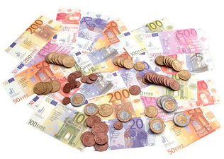 Wonday Spielgeld, 65 Geldscheine & 80 Münzen, im Polybeutel (61438023)