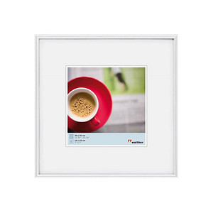 walther design Bilderrahmen Galeria weiß 31,1 x 31,1 cm