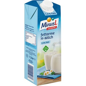 MinusL® fettarme H-Milch laktosefreie Milch 10x 1,0 l