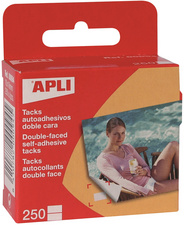 agipa Foto-Klebepunkte, doppelseitig klebend, 10 x 16 mm