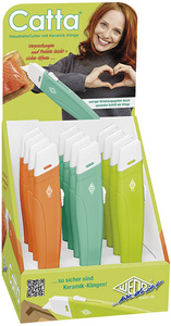 WEDO Keramik-Trapezklingen, 3er Box, auf Blisterkarte für Haushalts-Cutter, ble