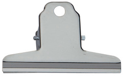 MAUL Briefklemmer aus Stahl, Farbe: nickel, Breite: 75 mm