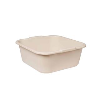 Viereckschüssel 34 x 34 x 14 cm, 10,5 Liter | creme Spülschüssel / Allzweckschüssel