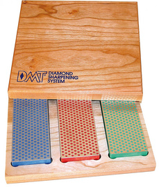 DMT Diamantschleifstein-Set in Holzbox, 3-teilig