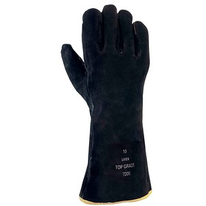 UVEX unisex Schweißerhandschuhe Top-Grade 7200 schwarz Größe 11 1 Paar (6029711)