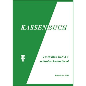 Kassenabrechnung Formularbuch 4104