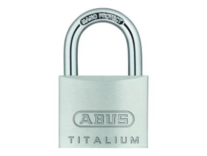 ABUS Titalium-Vorhängeschloss verschieden schliessend 40mm