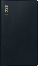 rido idé Taschenkalender "Miniplaner d15", 2025, schwarz