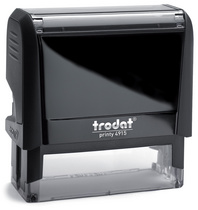 TRODAT Textstempelautomat Printy 4915 4.0, 7-zeilig, schwarz - für den Markt: D