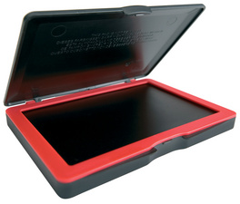 TRODAT Stempelkissen 9052 (B)110 x (T)70 mm, rot Kunststoff-Gehäuse, wasserbasi