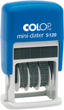COLOP Datumstempel Mini Dater S120, Monate in Buchstaben, FR