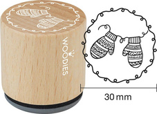 COLOP Motiv-Stempel Woodies "Fäustlinge"