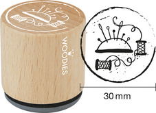 COLOP Motiv-Stempel Woodies Handmade "Nähutensilien"