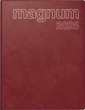 rido idé Buchkalender "magnum Catana", 2025, weinrot