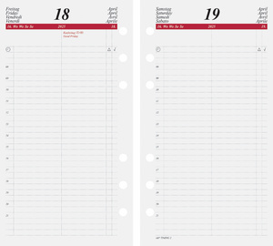 rido idé Kalender-Einlage "Tageskalendarium" 2025