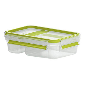 emsa Frischhaltedose CLIP & GO 5,8 cm hoch transparent 0,6 l, 1 St.