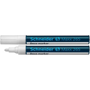 Schneider Maxx 265 Kreidemarker weiß 2,0 - 3,0 mm