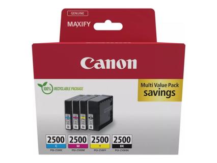 Canon PGI-2500 BK/C/M/Y  schwarz, cyan, magenta, gelb Druckerpatronen, 4er-Set