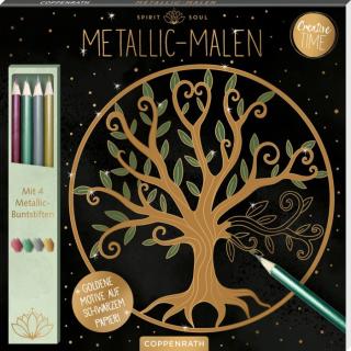 Metallic-Malen inkl. 4 Metallic Stiften