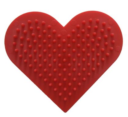 HAMA Stiftplatte kleines Herz rot