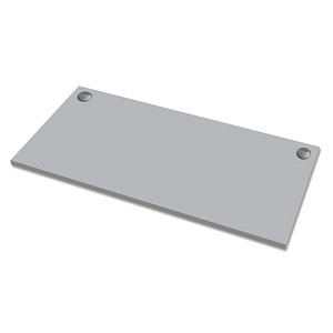 Fellowes Tischplatte Levado grau rechteckig 140,0 x 80,0 x 2,5 cm