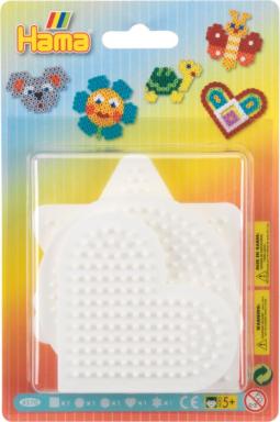 Hama Stiftplatten "Quadrat, Kreis, Sechseck, Herz, Stern