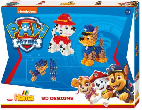 Hama Bügelperlen midi 3D "Paw Patrol", große Geschenkpackung