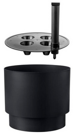 orthex Blumentopf PAULINA, Durchmesser: 400 mm, schwarz