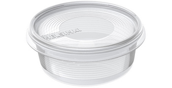 plast team Gefrierdose Helsinki, 0,3 Liter, rund