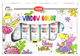 ViVA DECOR Viva KIDS Window Color Set "Fairy Magic