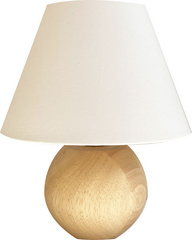 UNiLUX LED-Tischleuchle BLOOM, weiß / Buche