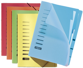 PAGNA Ordnungsmappe, DIN A4, aus PP , 6 Fächer, blau (64005602)