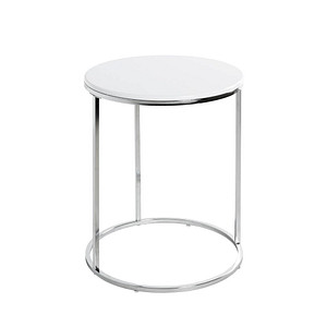 HAKU Möbel Beistelltisch Holz weiß 50,0 x 50,0 x 40,0 cm