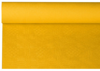 PAPSTAR Damast-Tischtuch, (B)1,2 x (L)8 m, gelb