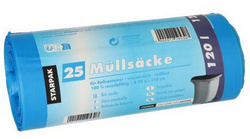 PAPSTAR Müllsäcke HDPE, 70 Liter, transparent
