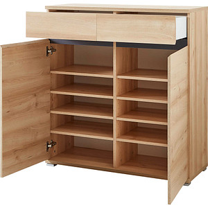 GERMANIA Lissabon Schuhschrank edelbuche 1 Fachboden 96,0 x 40,0 x 103,0 cm
