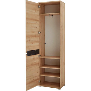 GERMANIA Lissabon Garderobenschrank edelbuche 4 Fachböden 54,0 x 40,0 x 200,0 cm