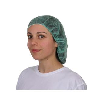 PP -Baretthauben ohne Schirm weiß, Ø 52 cm, leicht & luftdurchlässig, latexfrei | 100 Stück 