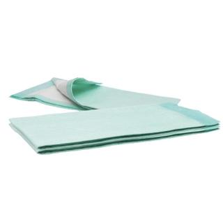Krankenunterlagen, Flockenfüllung, 60 x 90 cm, leichte Qualität, grün, "MaiMed® - Sorb F" | 150 Stück 