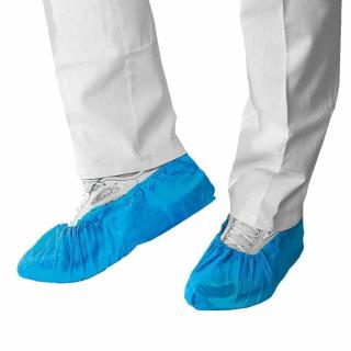 Überschuhe "PE-Überziehschuhe" | 100 Stück/Pack aus CPE mit Gummizug, Maße: 41 cm x 15 cm (L x H), Dicke 0,03 mm
