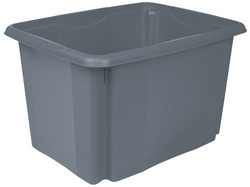 keeeper Aufbewahrungsbox "emil eco", 30 Liter, grau