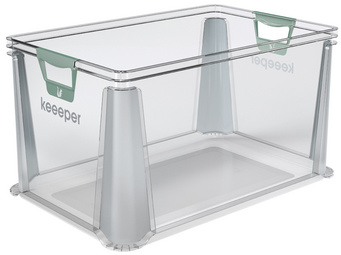 keeeper Aufbewahrungsbox "luis", 64 Liter, transparent