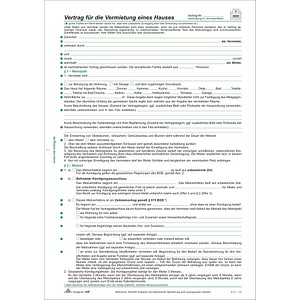 50 RNK-Verlag 545 Mietverträge für Häuser